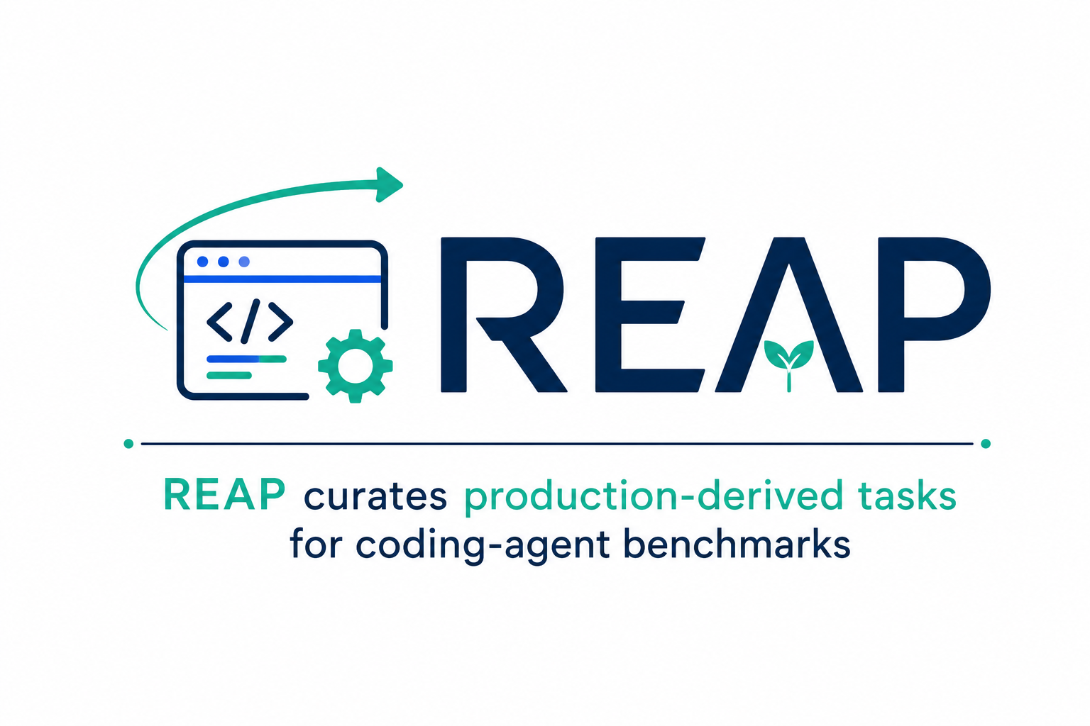 REAP curates production-derived tasks for coding-agent benchmarks