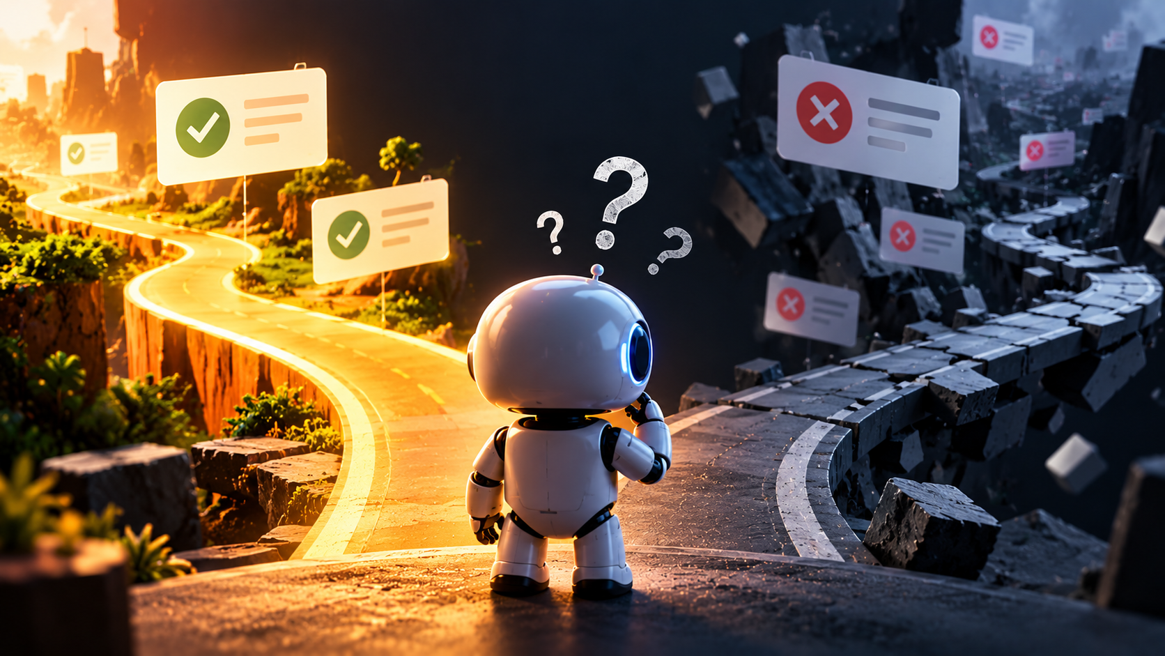 Can AI Agents Pick the Better Path? A New Benchmark Says They’re Barely Better Than Guessing